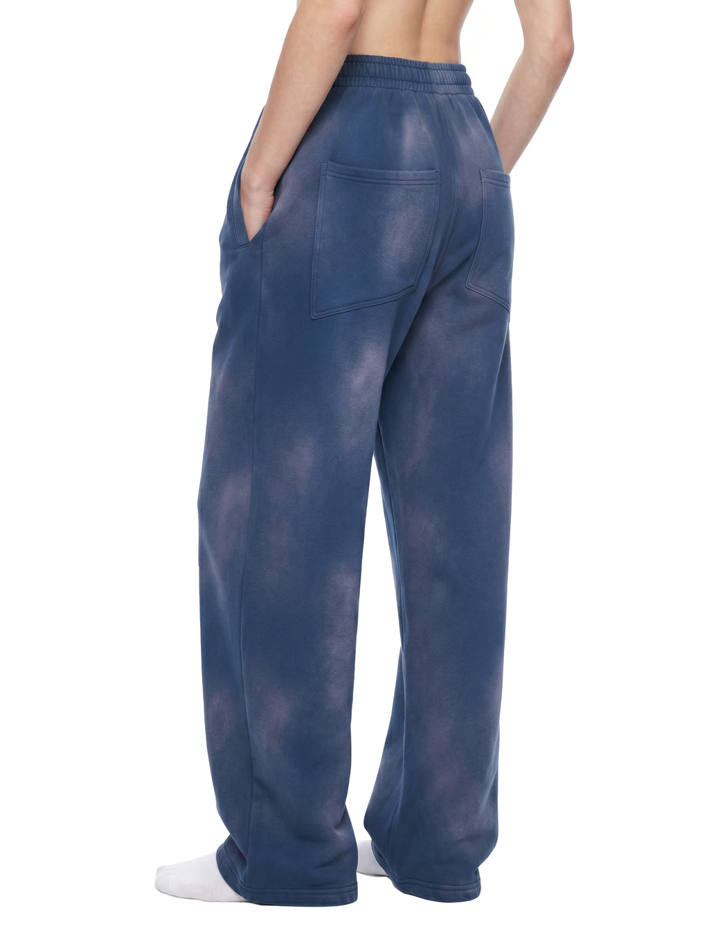 Biba Krown Empire Unisex Sunfade Wide Leg Fleece Sweatpants