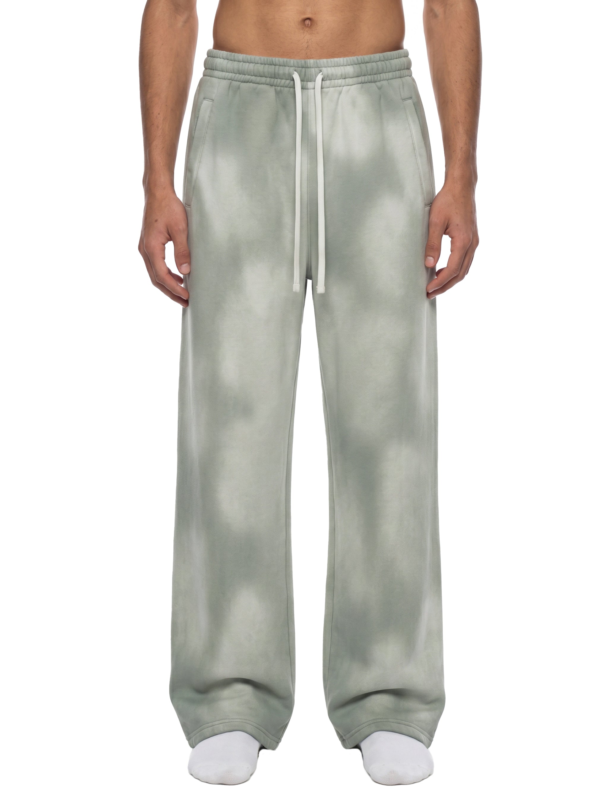 Biba Krown Empire Unisex Sunfade Wide Leg Fleece Sweatpants