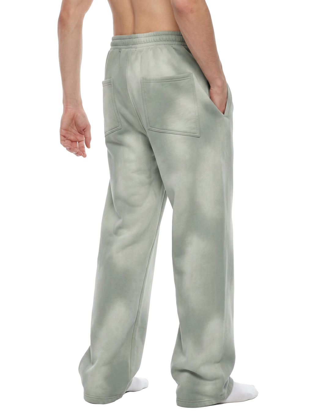 Biba Krown Empire Unisex Sunfade Wide Leg Fleece Sweatpants