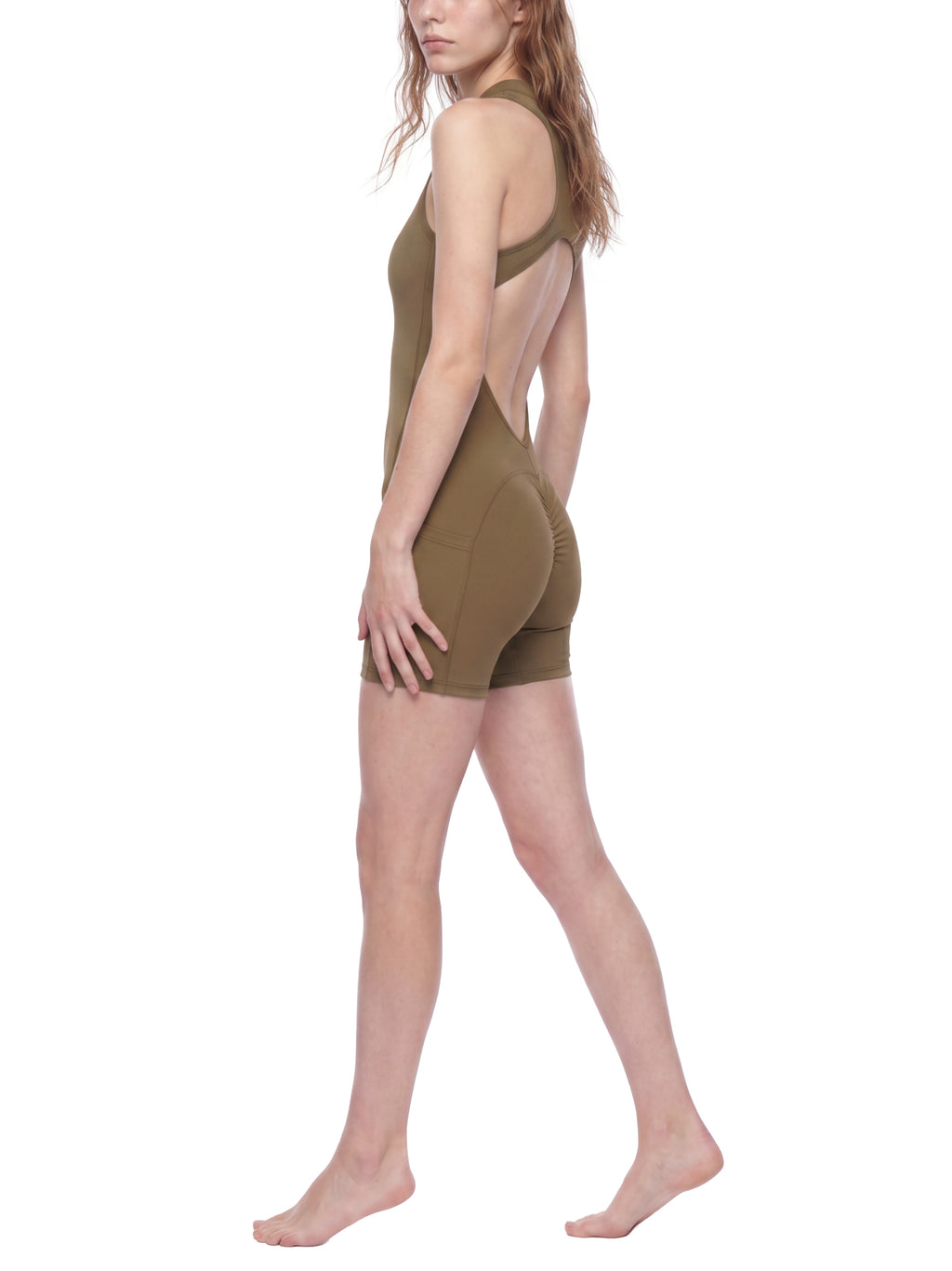 Krown Women’s Quarter-Zip Yoga Romper