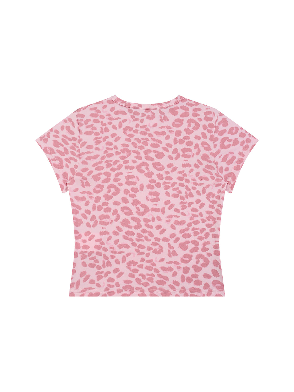Krown Women’s Leopard Print Crop T-Shirt