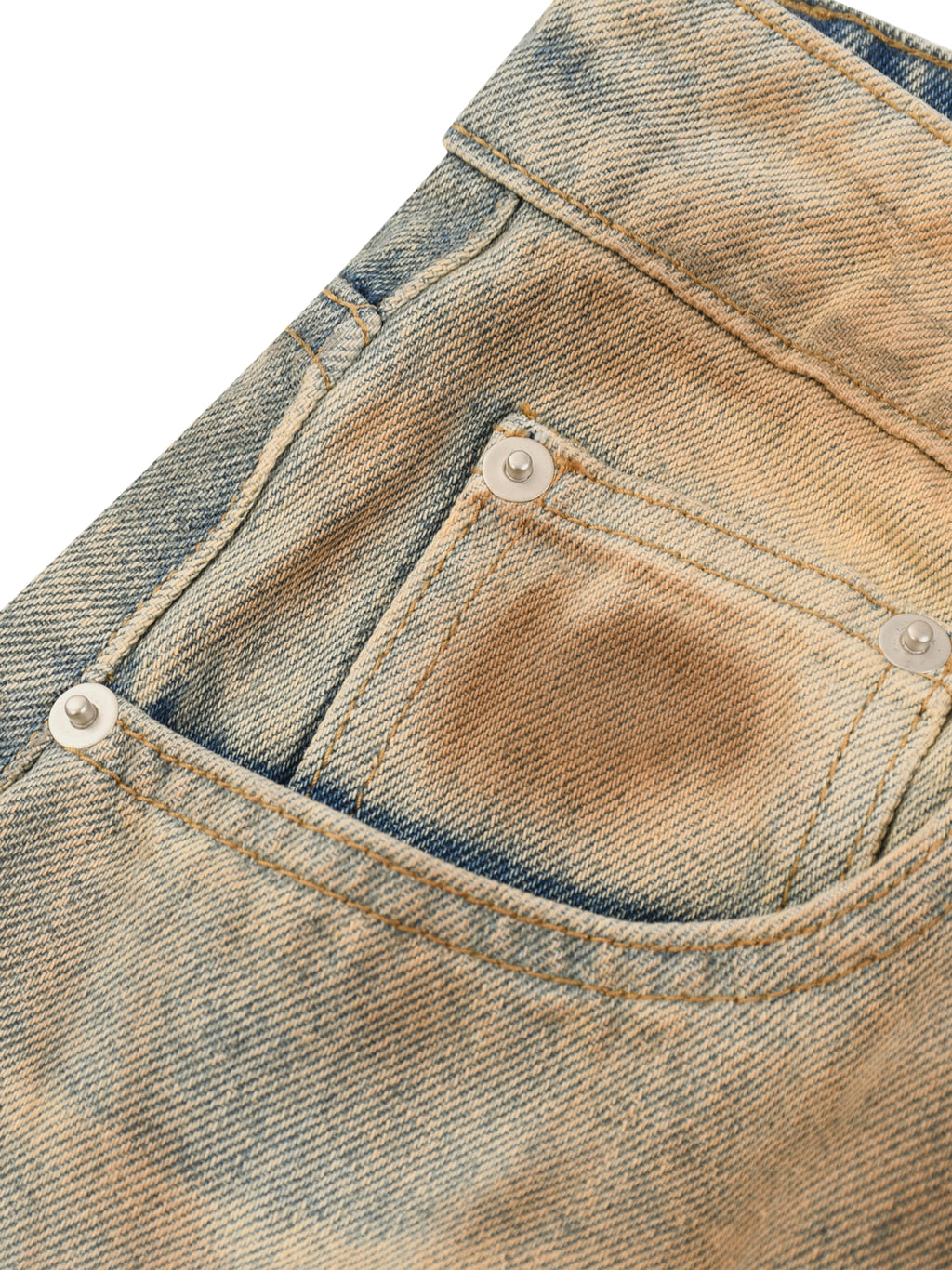 Men’s Vintage Wash Barrel Leg Jeans BIBE KROWN Empire Men's Vintage Wash Jeans