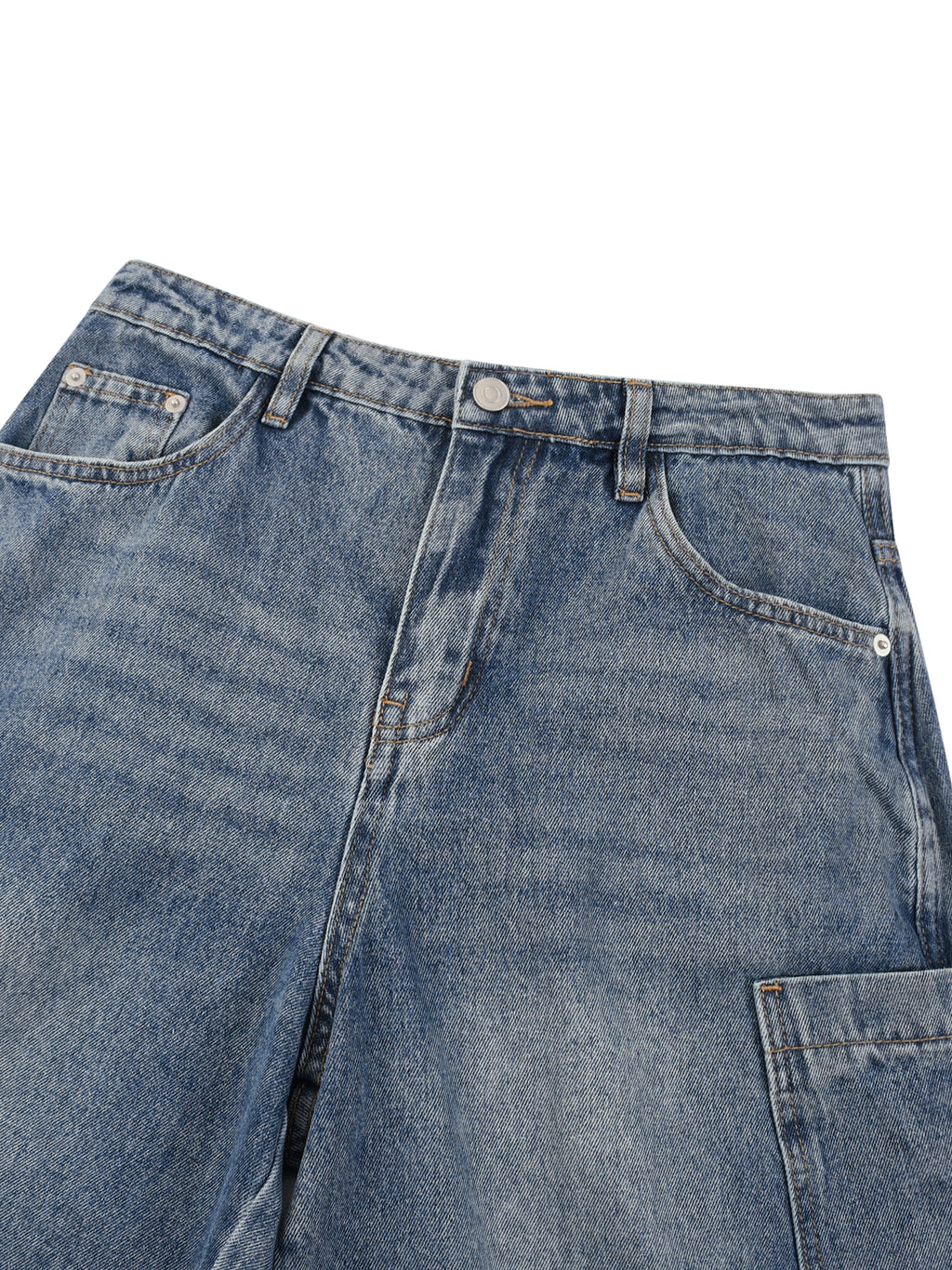 Biba Krown Empire Women's Vintage Wash Barrel Leg Jeans