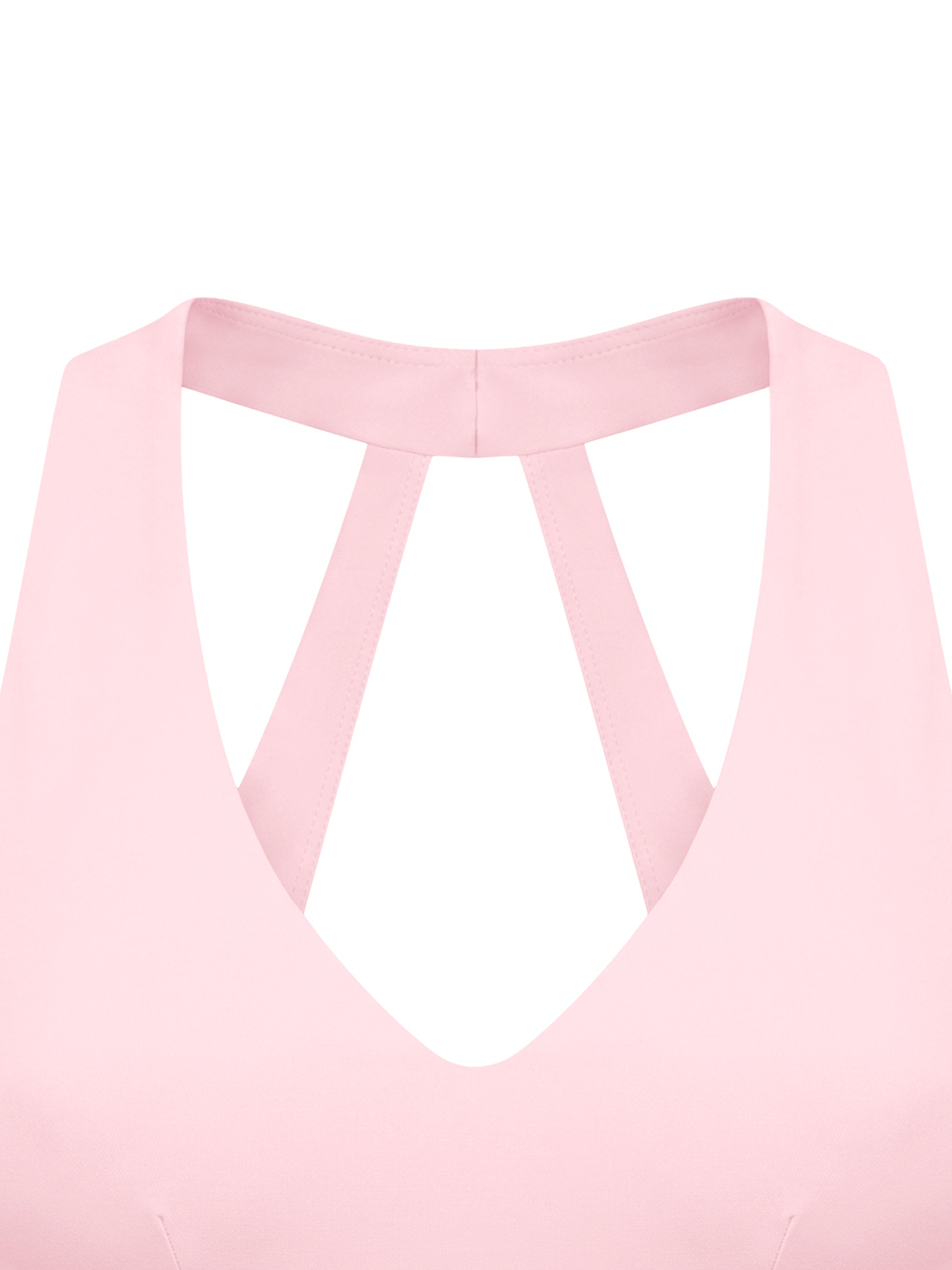 Krown Women's Halter Cropped Sports Bra