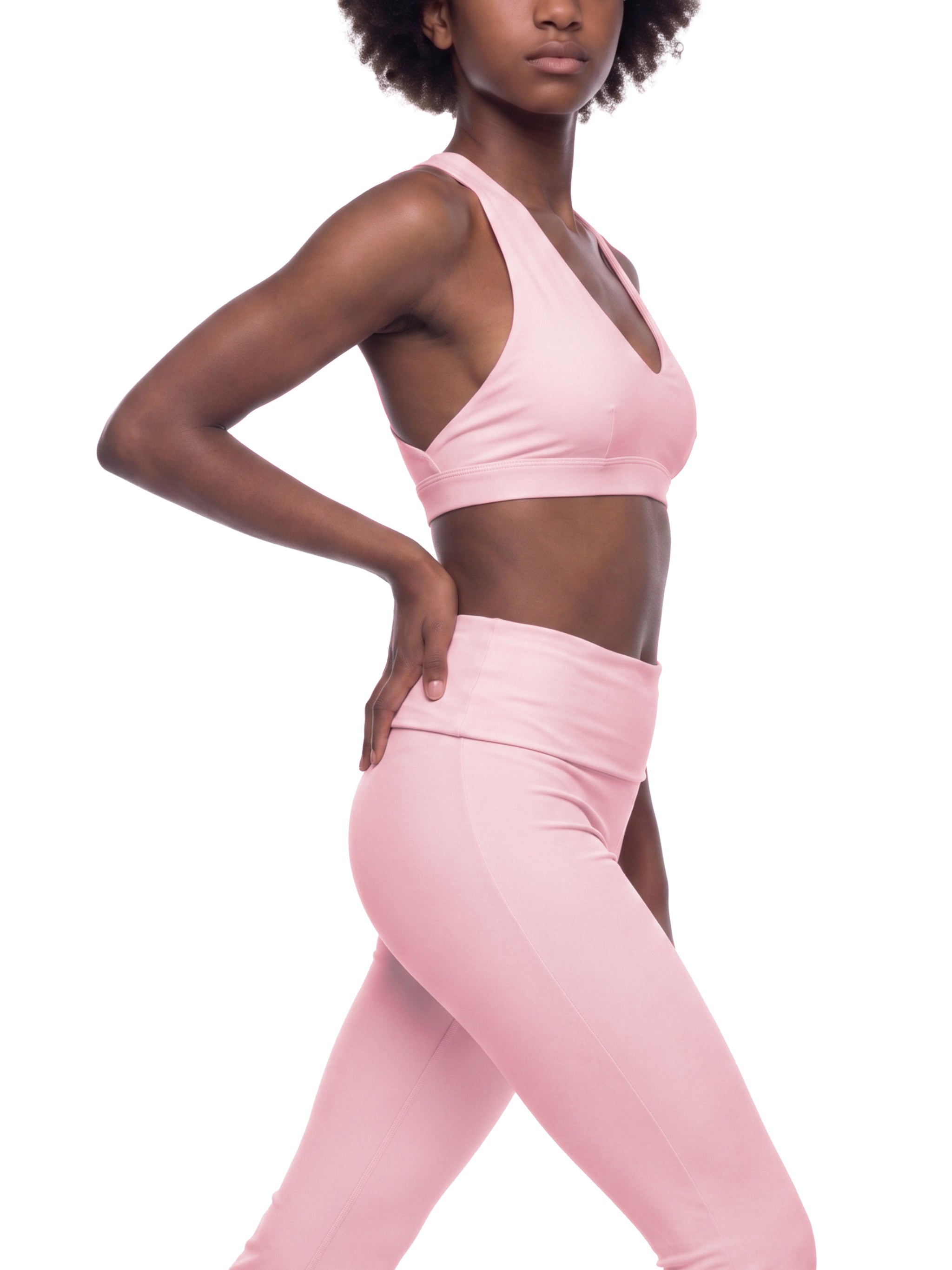 Krown Women's Halter Cropped Sports Bra