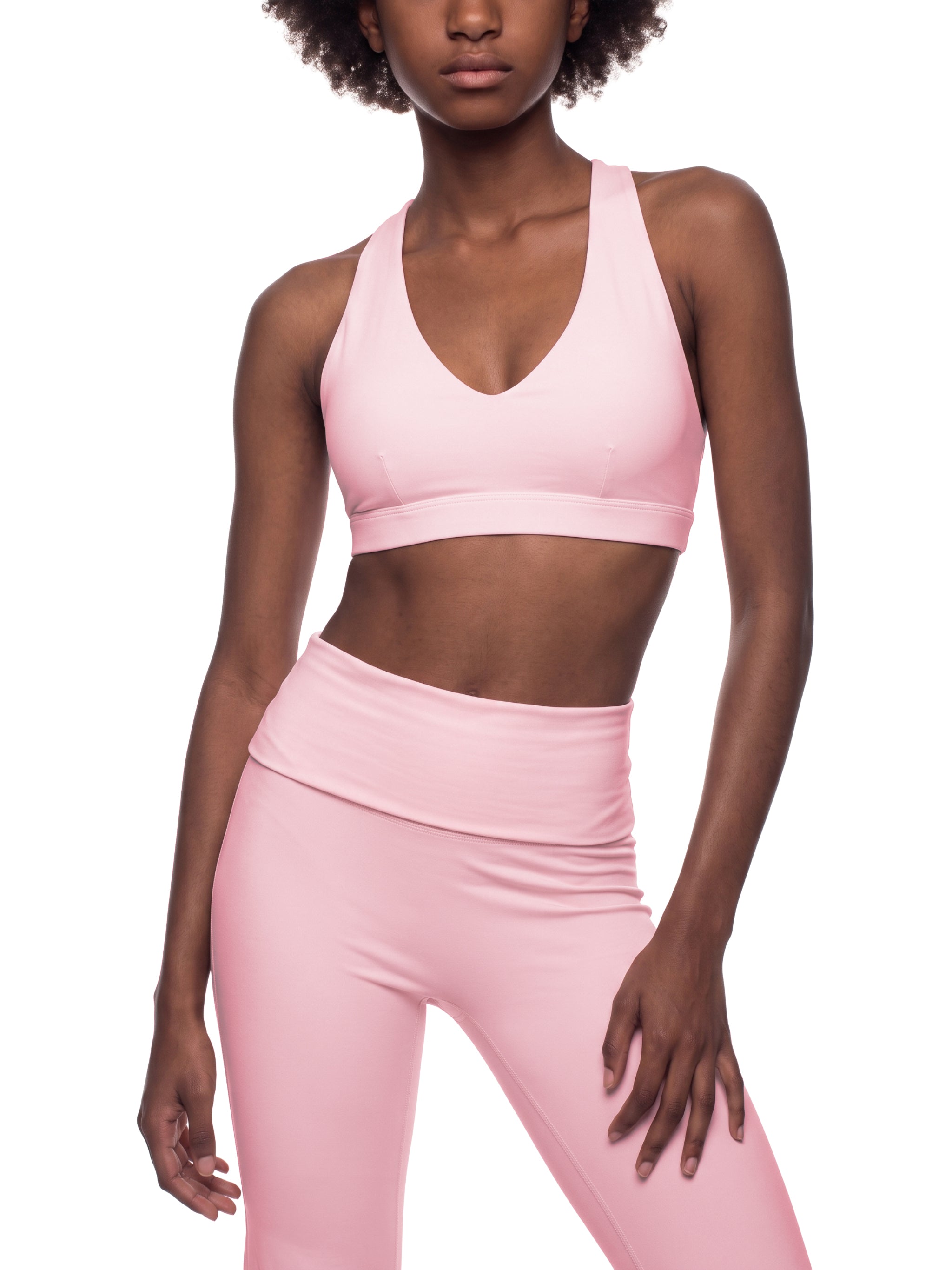 Krown Women's Halter Cropped Sports Bra