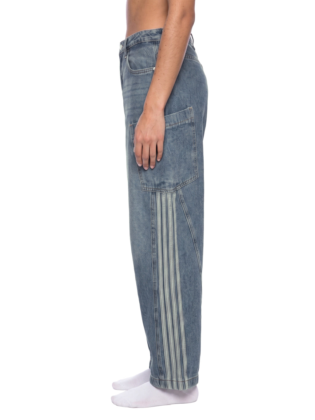 Biba Krown Empire Women's Vintage Wash Barrel Leg Jeans