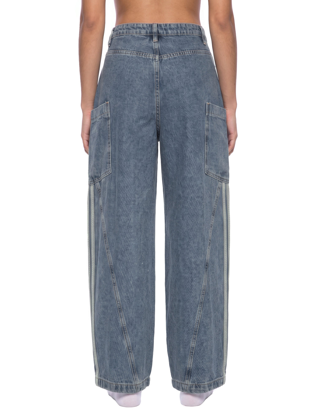 Biba Krown Empire Women's Vintage Wash Barrel Leg Jeans