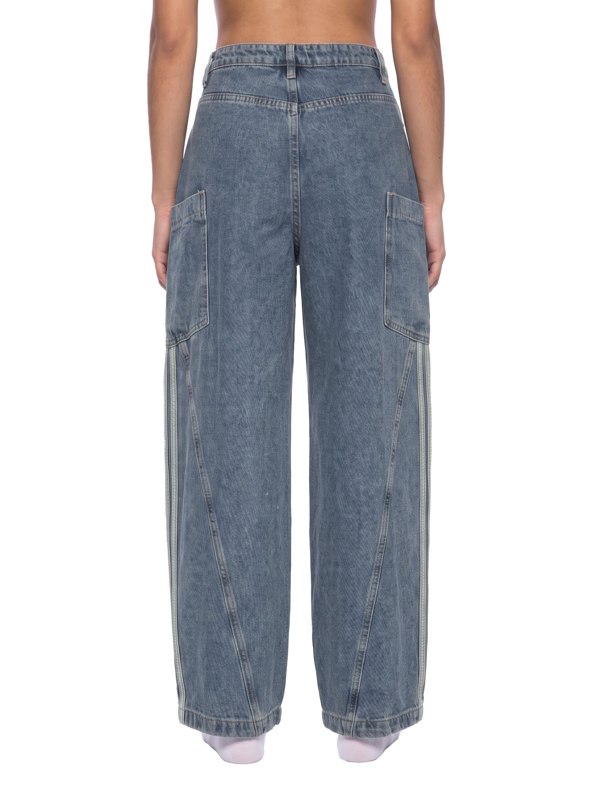 Biba Krown Empire Women's Vintage Wash Barrel Leg Jeans